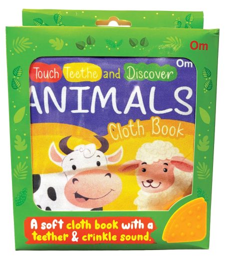 Animals Cloth Book: Touch, Teethe and Discover